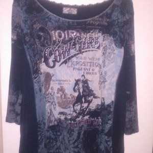 Vanilla Sugar 101 Ranch Cowgirl Shirt size 2x